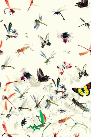 连衣裙印花华亿平台图片