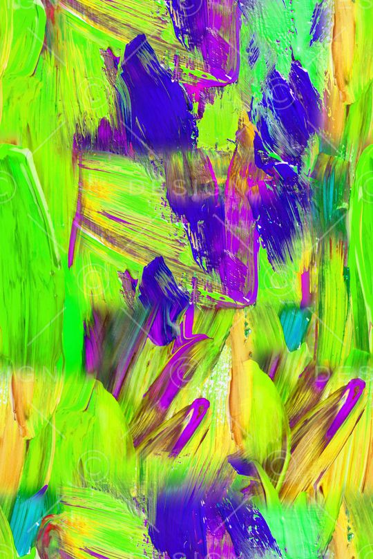 油画笔触印花华亿平台图片