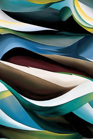 抽象印花华亿平台图片