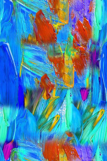 634432-粗狂油画条纹笔触