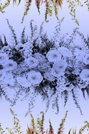 水仙花印花华亿平台图片