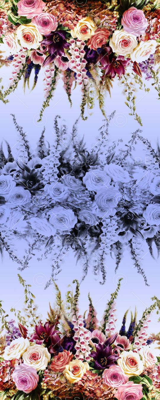 水仙花印花华亿平台图片