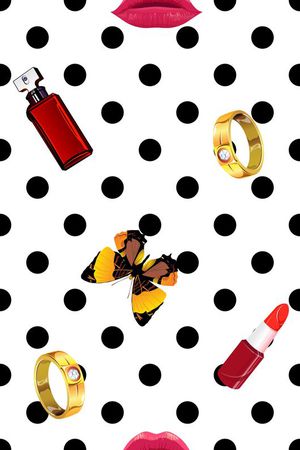 波点印花华亿平台图片