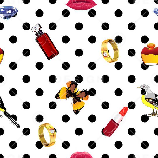 波点印花华亿平台图片