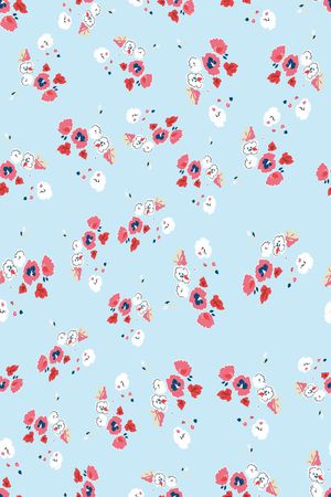 花朵印花华亿平台图片