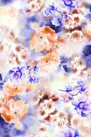 花朵印花华亿平台图片