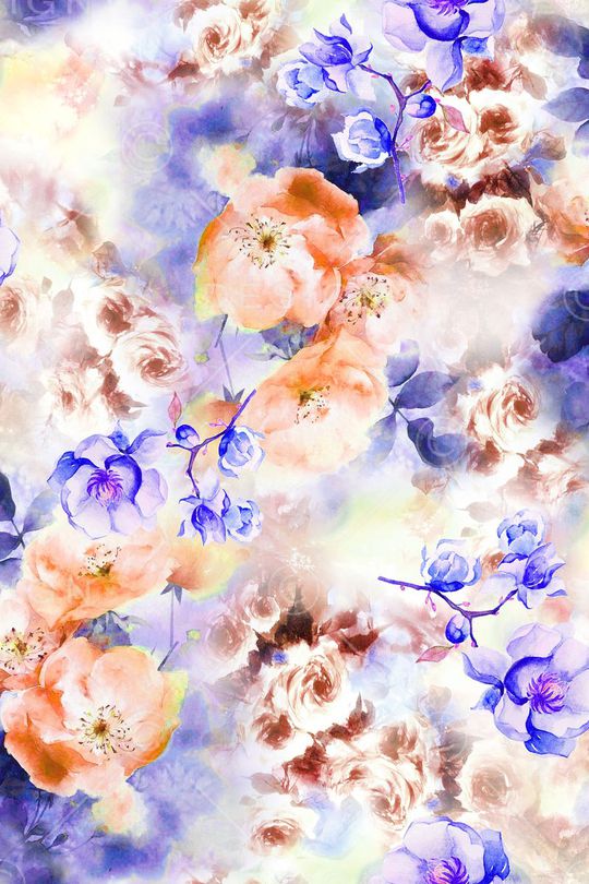 花朵印花华亿平台图片