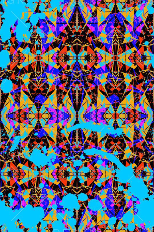 几何印花华亿平台图片