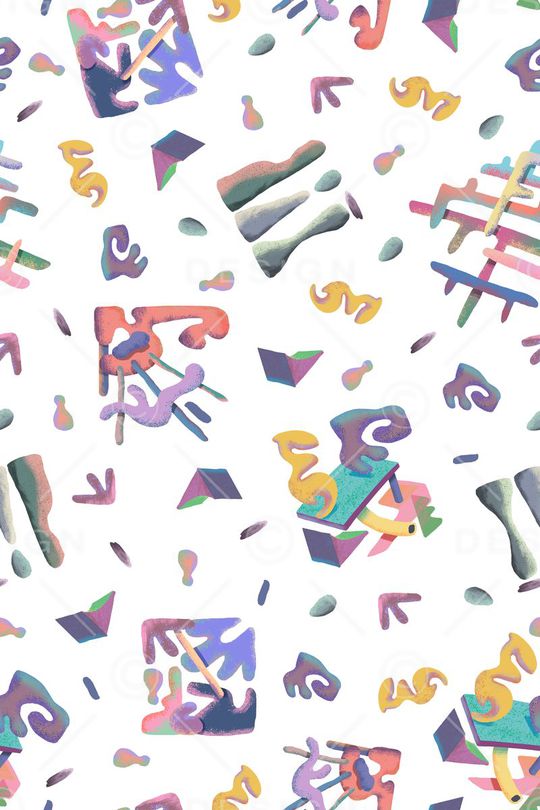 几何印花华亿平台图片