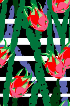 热带风情印花华亿平台图片