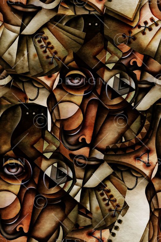 复古男装印花华亿平台图片