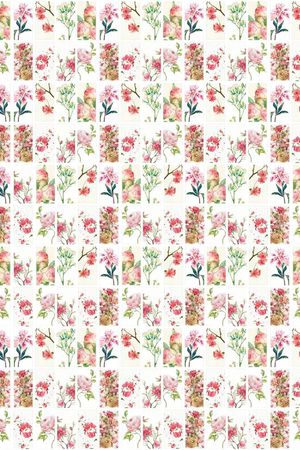 瓷砖窗花花卉印花华亿平台图片