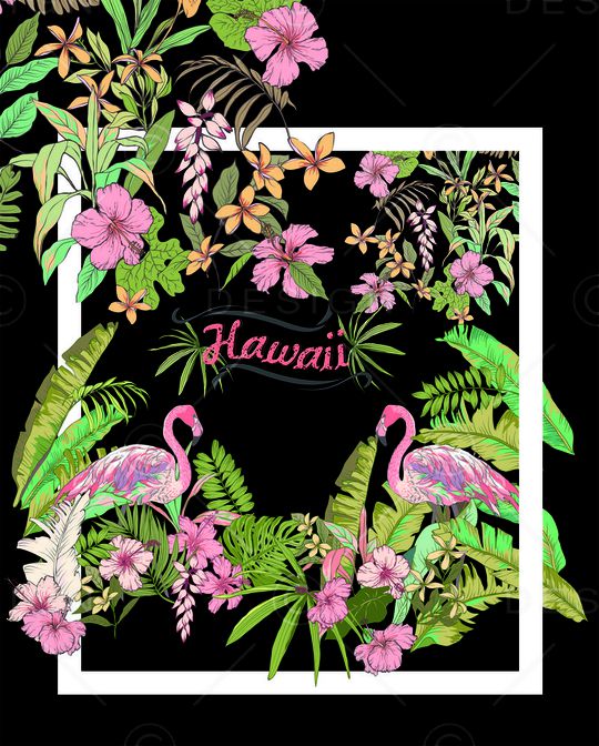 flamingo印花华亿平台图片