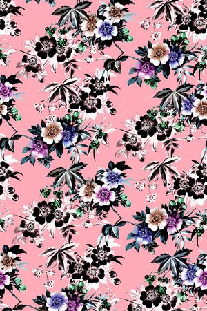 小碎花印花华亿平台图片