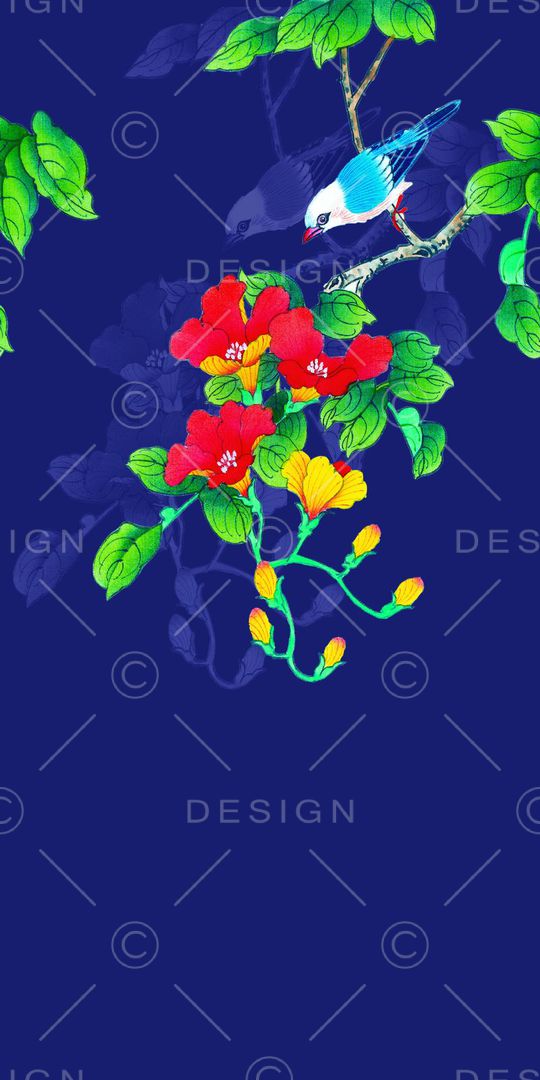 旗袍印花华亿平台图片