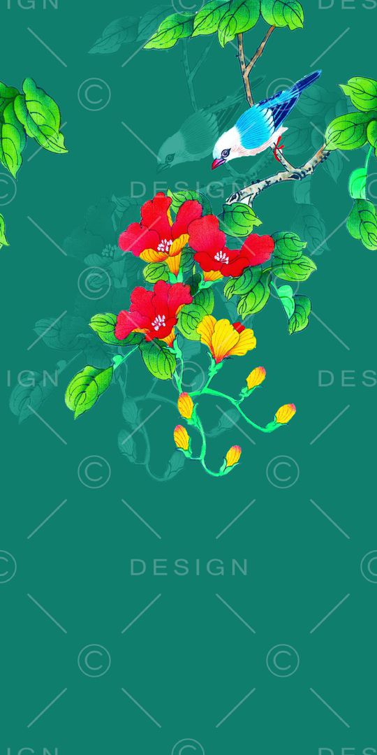 旗袍印花华亿平台图片