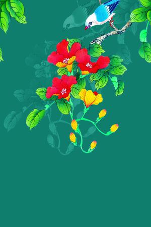 旗袍印花华亿平台图片