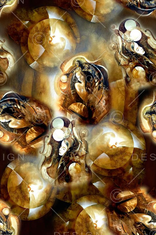 复古印花华亿平台图片