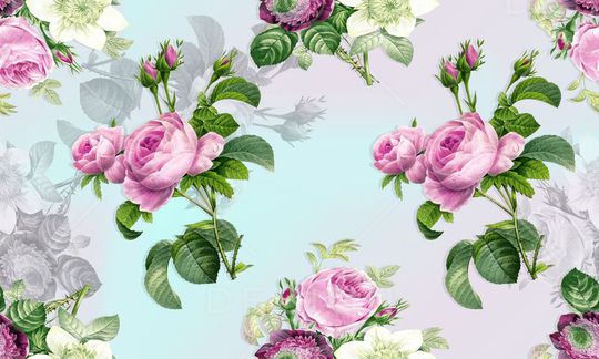 玫瑰印花华亿平台图片