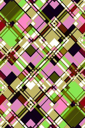 不规则几何印花华亿平台图片