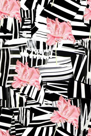 几何印花华亿平台图片