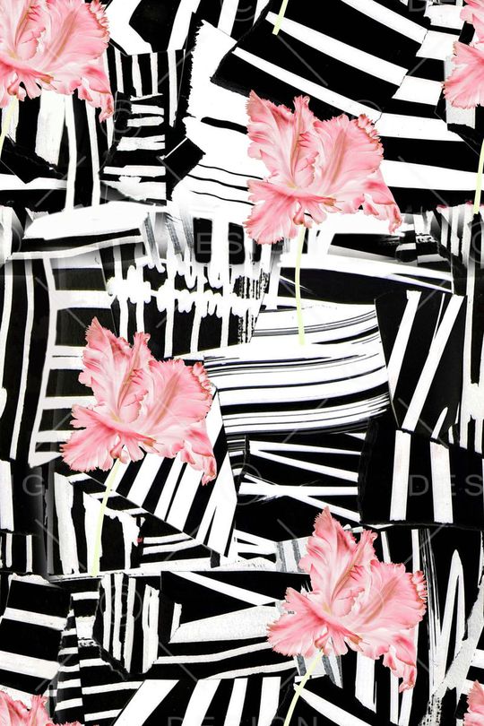 几何印花华亿平台图片