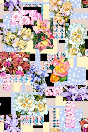 拼接印花华亿平台图片