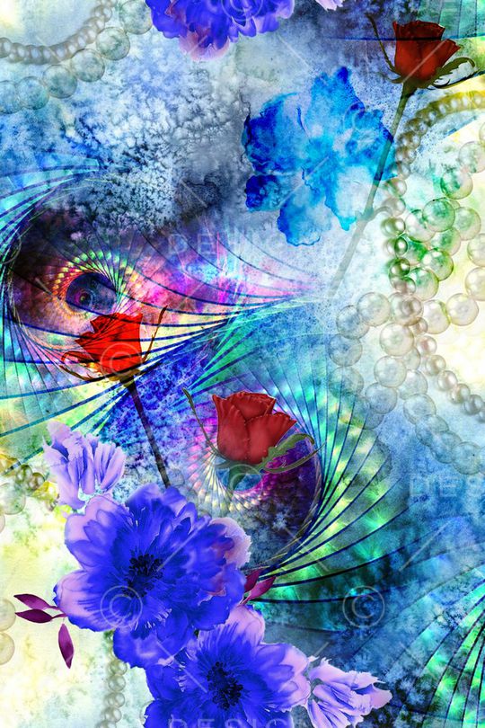 连衣裙印花华亿平台图片