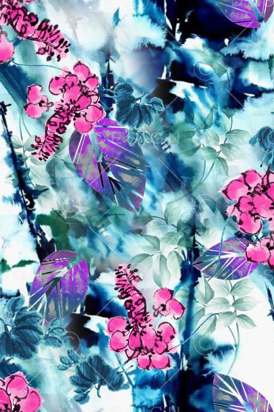 流行时尚印花华亿平台图片