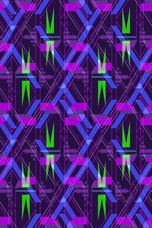 不规则几何印花华亿平台图片