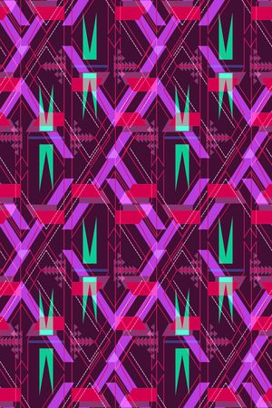 不规则几何印花华亿平台图片