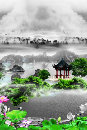 国画印花华亿平台图片