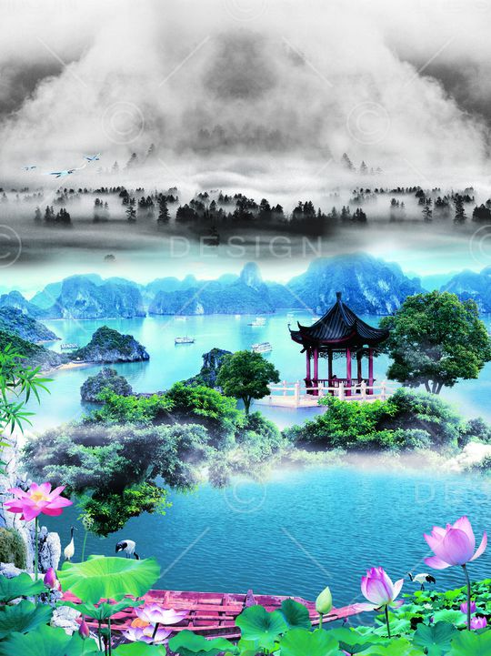 国画印花华亿平台图片