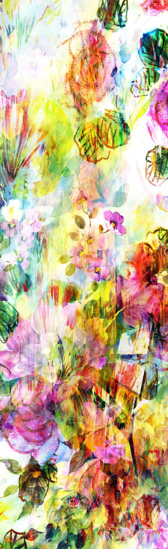 抽象彩图印花华亿平台图片