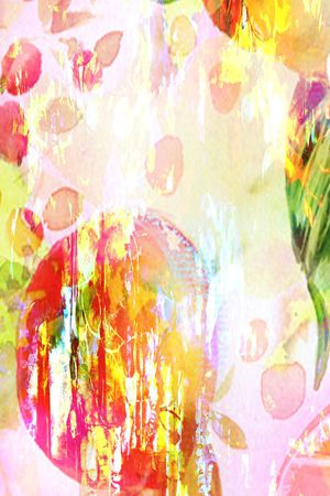 抽象彩图印花华亿平台图片