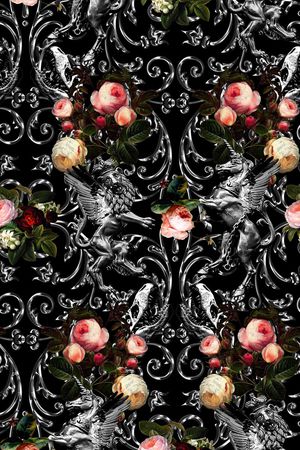 欧式花纹印花华亿平台图片