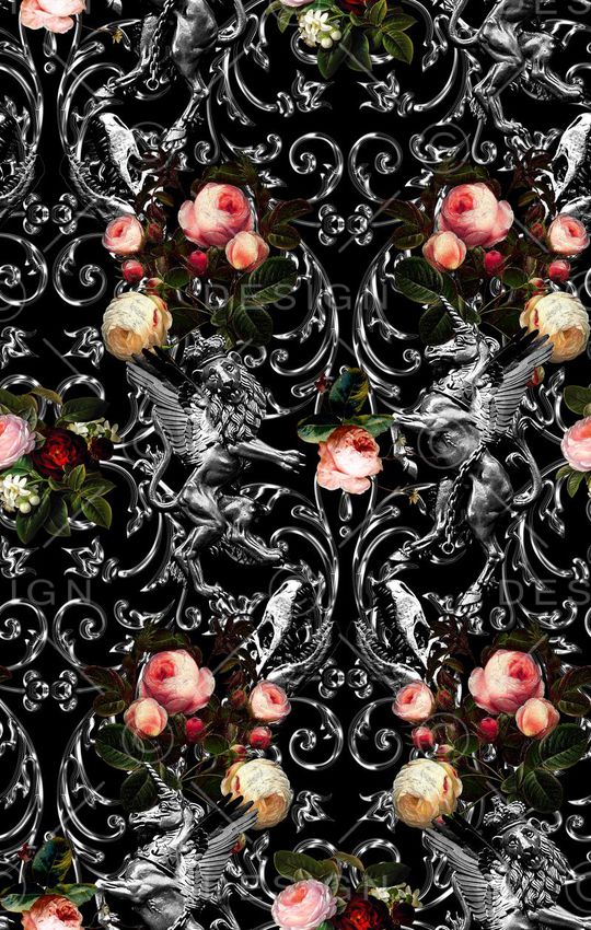 欧式花纹印花华亿平台图片