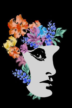 人像印花华亿平台图片