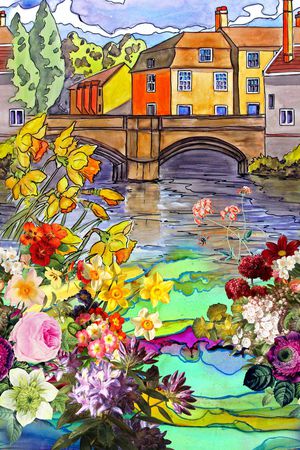 欧式印花华亿平台图片