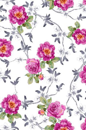 玫瑰印花华亿平台图片