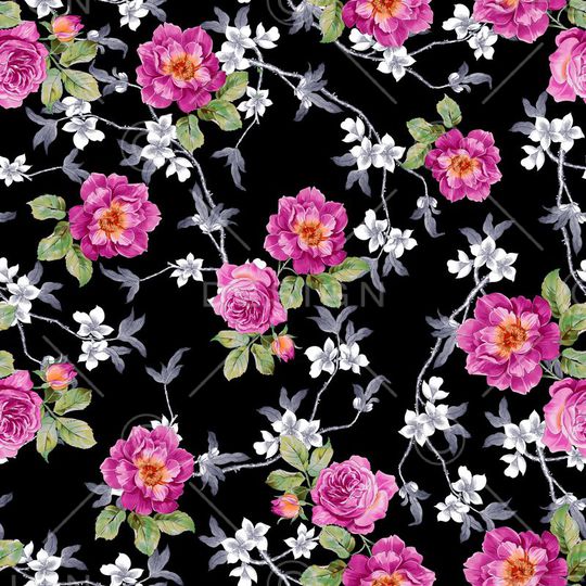 玫瑰印花华亿平台图片