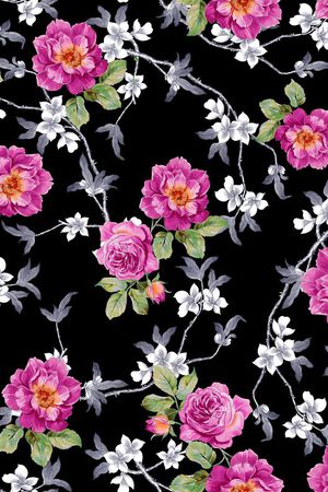 玫瑰印花华亿平台图片