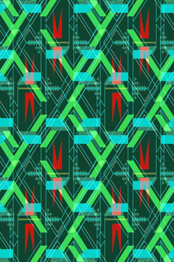 635490-艺术科技几何条纹