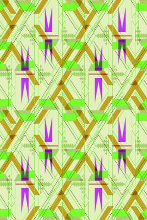 不规则几何印花华亿平台图片