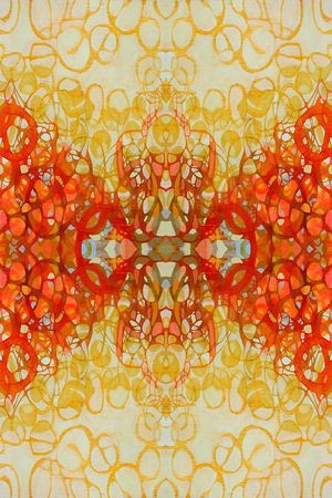 水彩植物印花华亿平台图片