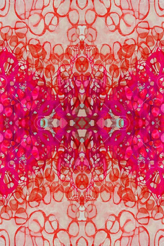 水彩植物印花华亿平台图片