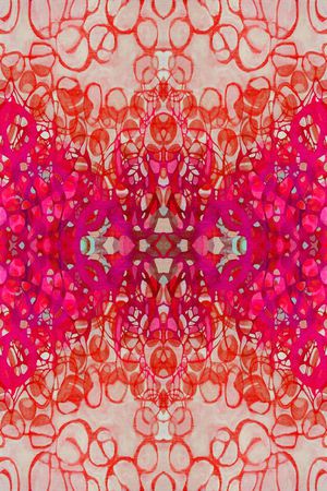 水彩植物印花华亿平台图片