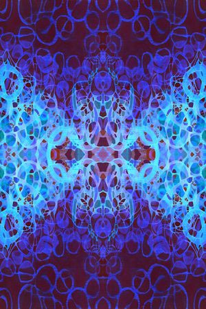 水彩植物印花华亿平台图片