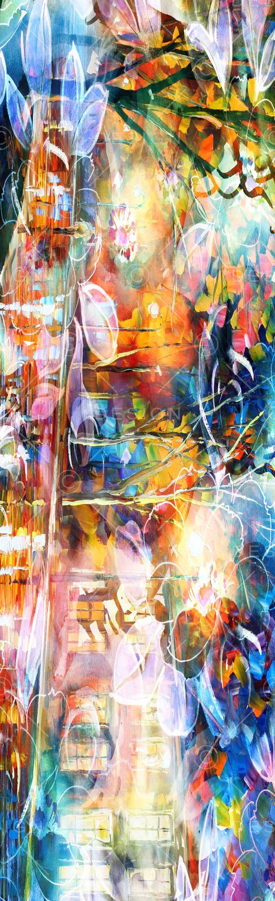 抽象彩图印花华亿平台图片