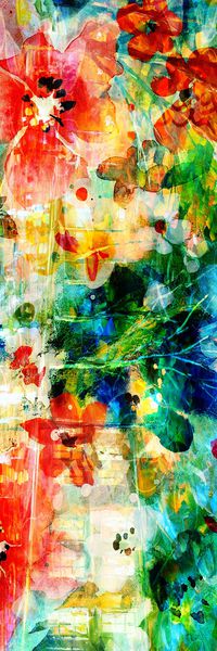 抽象彩图印花华亿平台图片